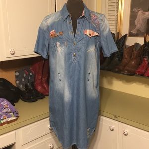 Double D Ranch Denim Dress (no belt)